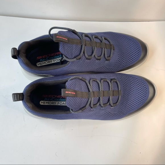 Skechers men shoe size 12 colour blue memory foam - Picture 5 of 6